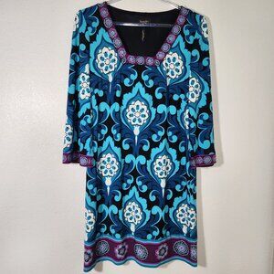 Laundry by Shelli Segal Dress Blue Size 10